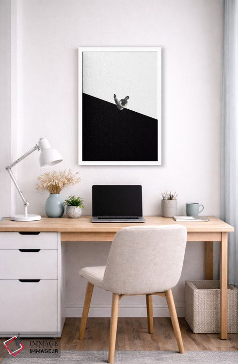 تابلو دکوراتیو غواص سیاه اثر ریچارد وروجز - D4W