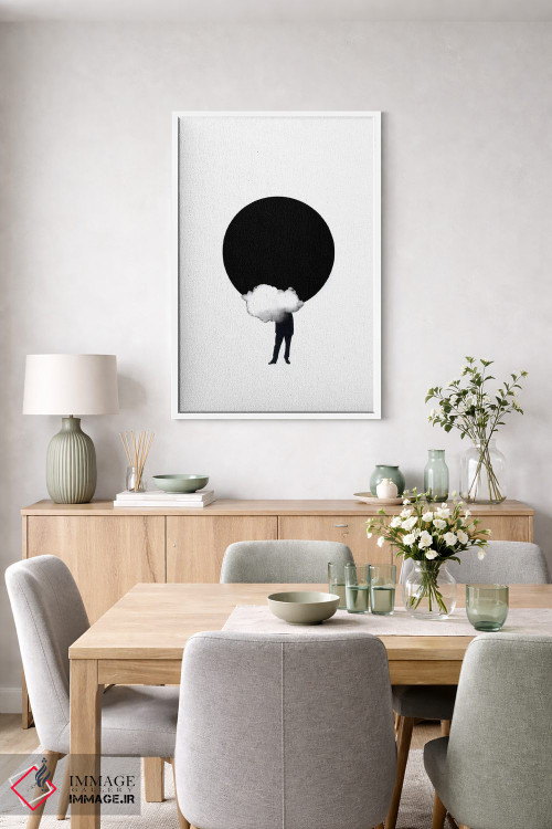 تابلو مینیمال کسوف اثر ریچارد وروجز - D4W