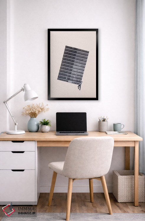 تابلو مینیمال وزن اثر ریچارد وروجز - D5B