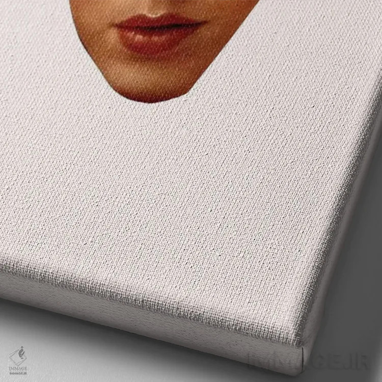 تابلو دکوراتیو موج سواری بالا می گیرد اثر ریچارد وروجز - نمای نزدیک بافت بوم