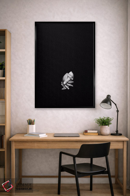 تابلو دکوراتیو دست در دست هم اثر ریچارد وروجز - D3B