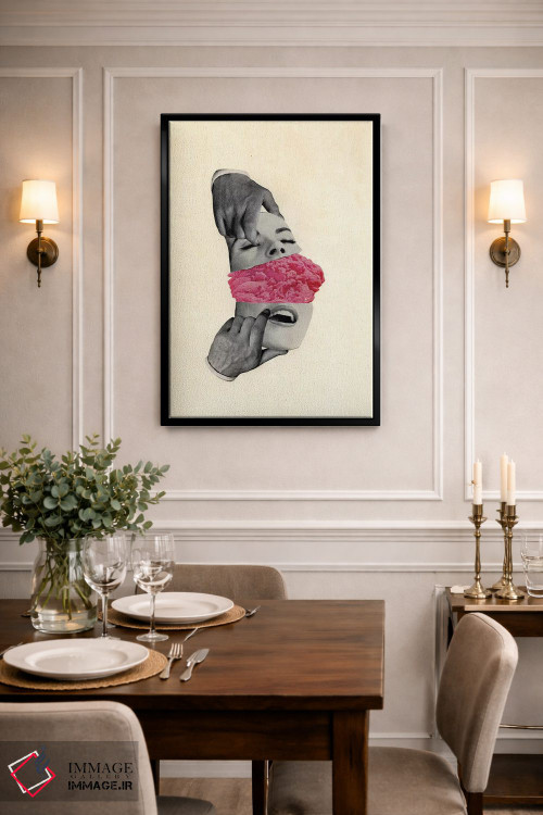 تابلو دکوراتیو جیغ چشم اثر ریچارد وروجز - D2B