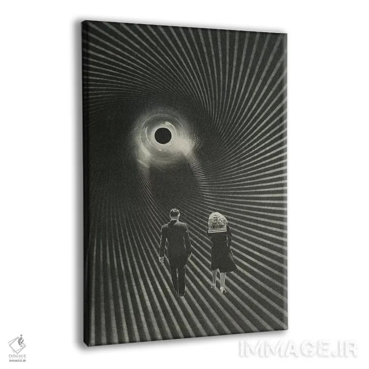 تابلو دکوراتیو بیرون رفتن اثر ریچارد وروجز - نمای پرسپکتیو محصول