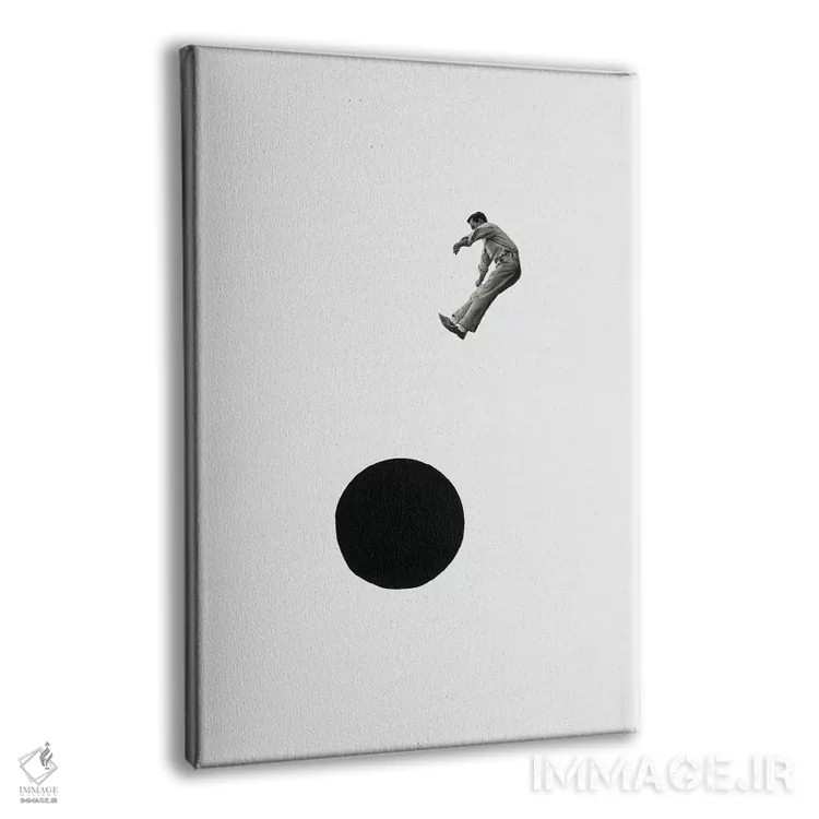 تابلو مینیمال به سوی پرتگاه اثر ریچارد وروجز - نمای پرسپکتیو محصول