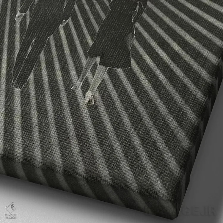 تابلو دکوراتیو بیرون رفتن اثر ریچارد وروجز - نمای نزدیک بافت بوم