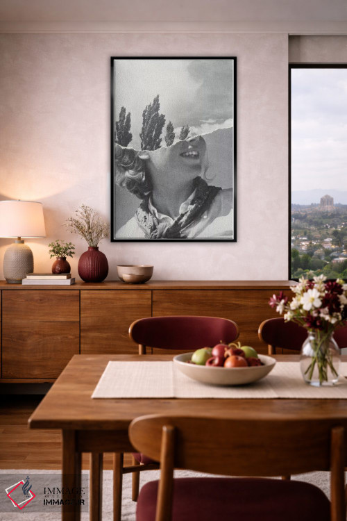 تابلو دکوراتیو ذهن در ابرها اثر ریچارد وروجز - D5B