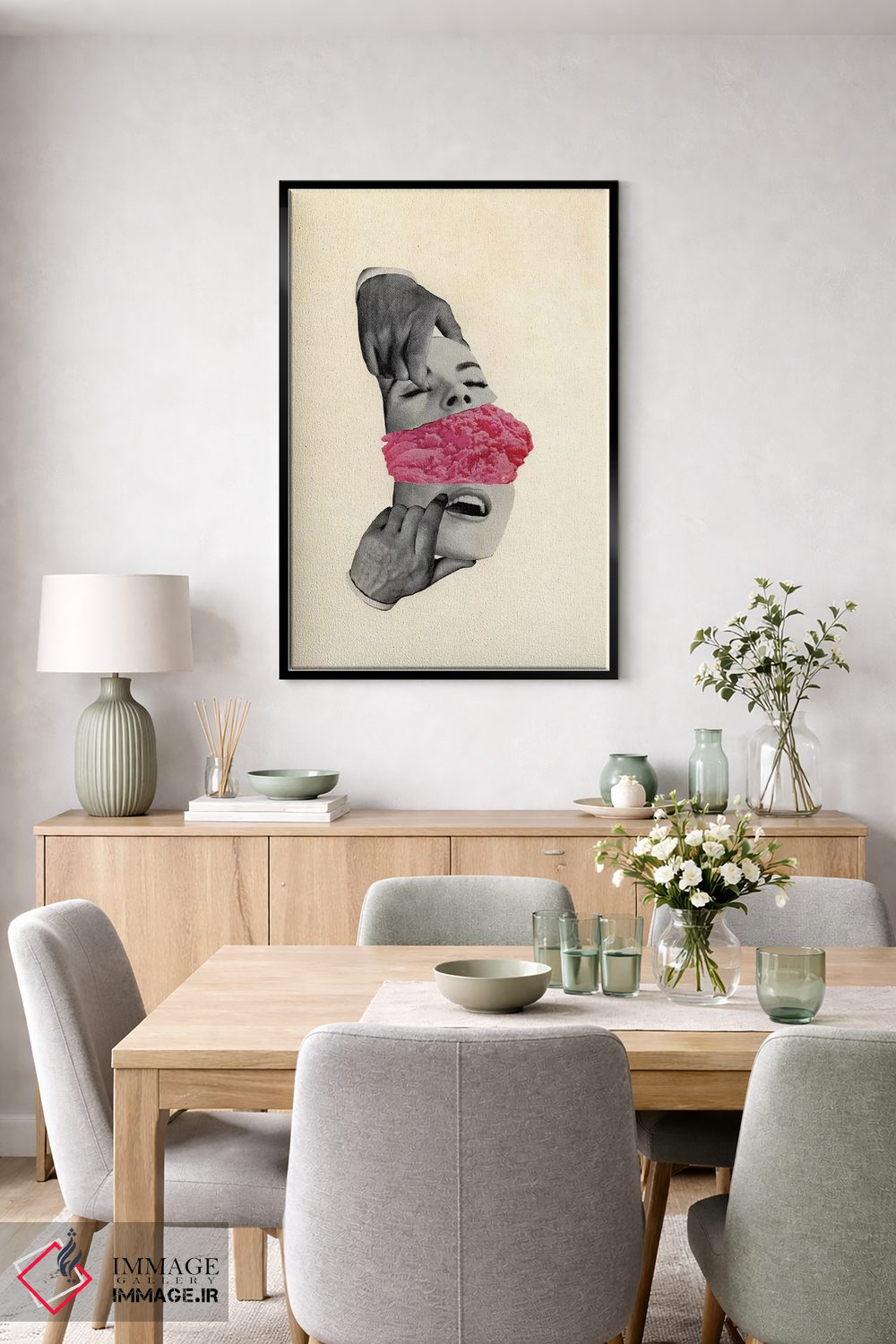 تابلو دکوراتیو جیغ چشم اثر ریچارد وروجز - D6B