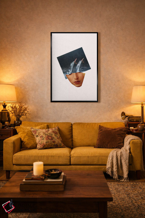 تابلو دکوراتیو موج سواری بالا می گیرد اثر ریچارد وروجز - D2B