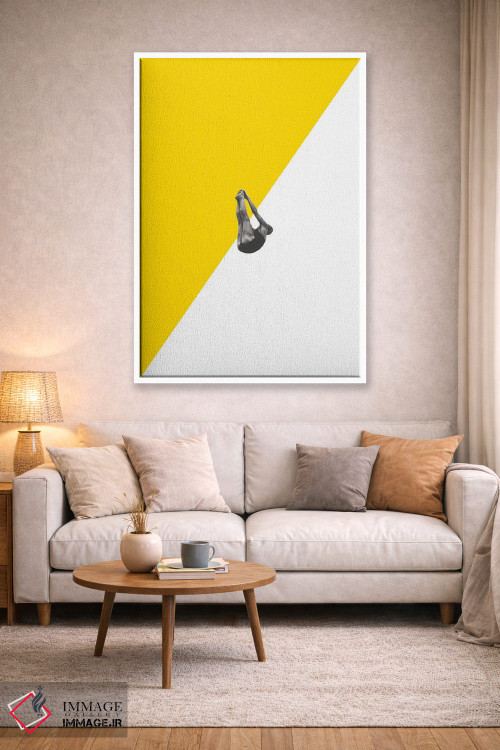 تابلو دکوراتیو غواص زرد اثر ریچارد وروجز - D1W