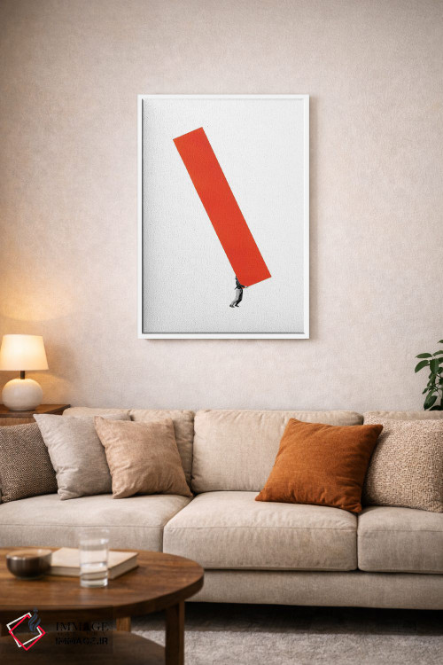 تابلو مینیمال ساخت و ساز سنگین اثر ریچارد وروجز - D2W