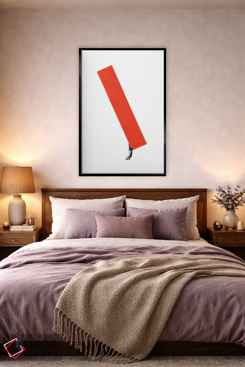 تابلو مینیمال ساخت و ساز سنگین اثر ریچارد وروجز - D3B