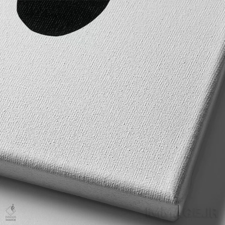 تابلو مینیمال به سوی پرتگاه اثر ریچارد وروجز - نمای نزدیک بافت بوم