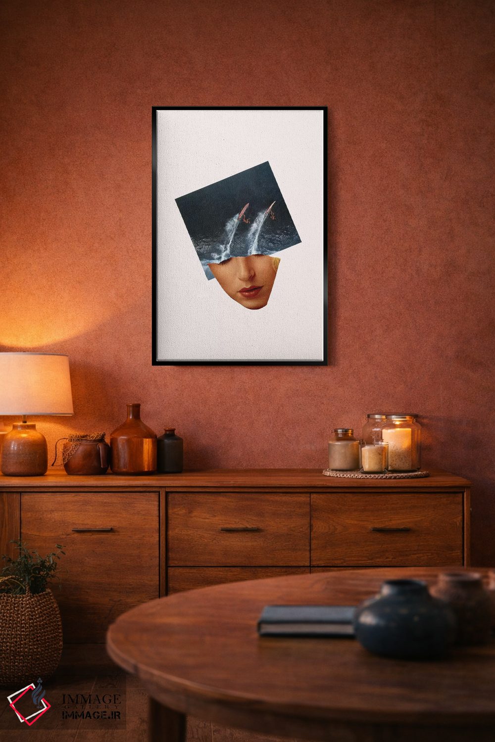 تابلو دکوراتیو موج سواری بالا می گیرد اثر ریچارد وروجز - D4B