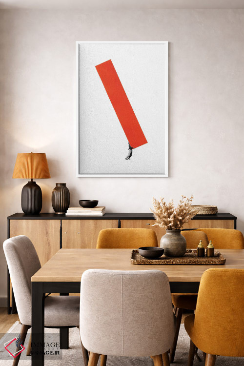 تابلو مینیمال ساخت و ساز سنگین اثر ریچارد وروجز - D5W