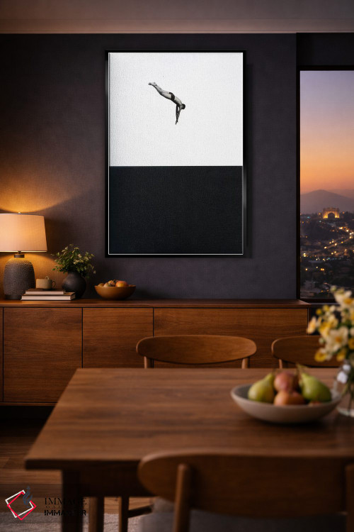 تابلو مینیمال شیرجه اثر ریچارد وروجز - D3B