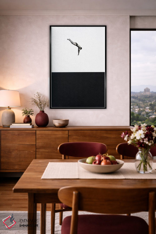 تابلو مینیمال شیرجه اثر ریچارد وروجز - D4B