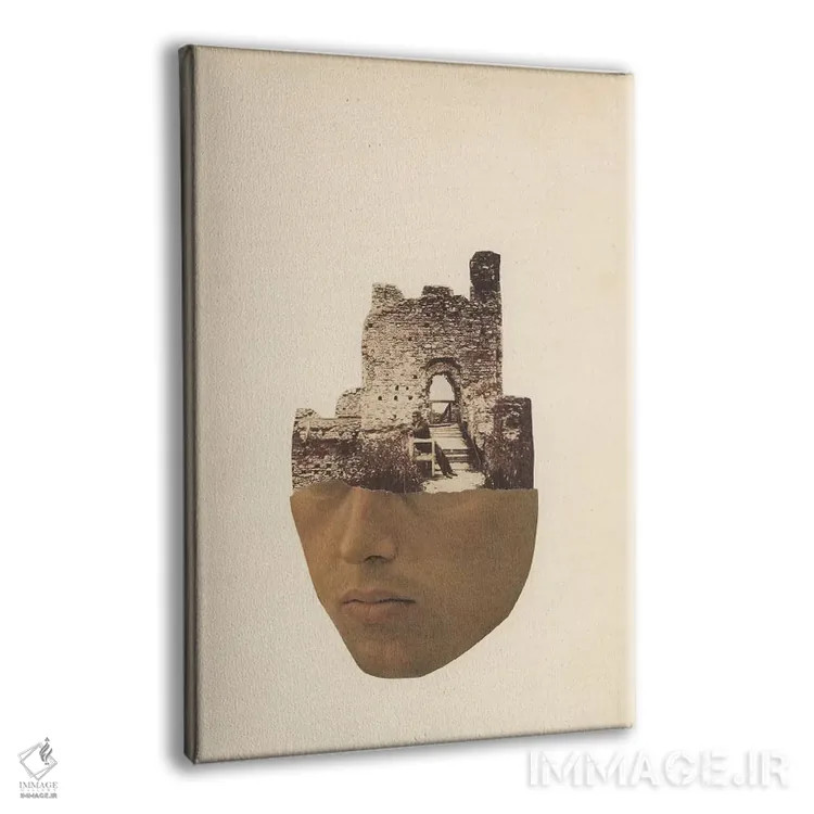 تابلو مینیمال سنگ قبر اثر ریچارد وروجز - نمای پرسپکتیو محصول