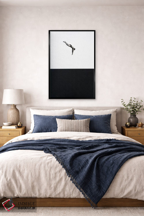 تابلو مینیمال شیرجه اثر ریچارد وروجز - D6B