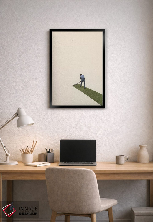 تابلو مینیمال باغبان اثر ریچارد وروجز - D2B