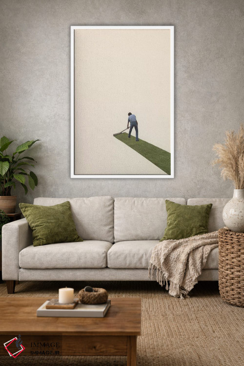 تابلو مینیمال باغبان اثر ریچارد وروجز - D1W