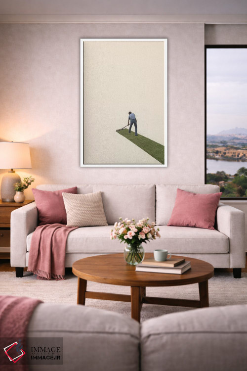 تابلو مینیمال باغبان اثر ریچارد وروجز - D4W