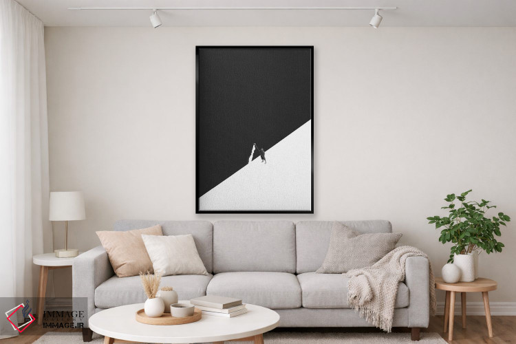 تابلو دکوراتیو سفید کاری یا شستشو با آب اثر ریچارد وروجز - D2B