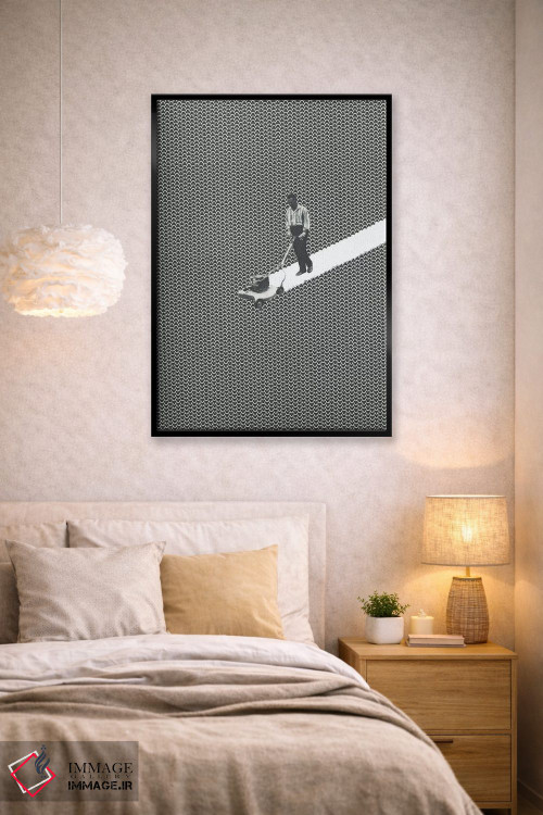 تابلو دکوراتیو خالق خطوط اثر ریچارد وروجز - D1B