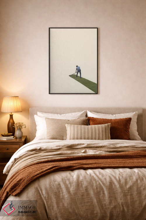 تابلو مینیمال باغبان اثر ریچارد وروجز - D5B