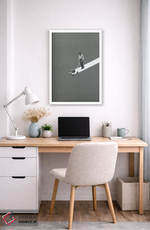 تابلو دکوراتیو خالق خطوط اثر ریچارد وروجز - D4W