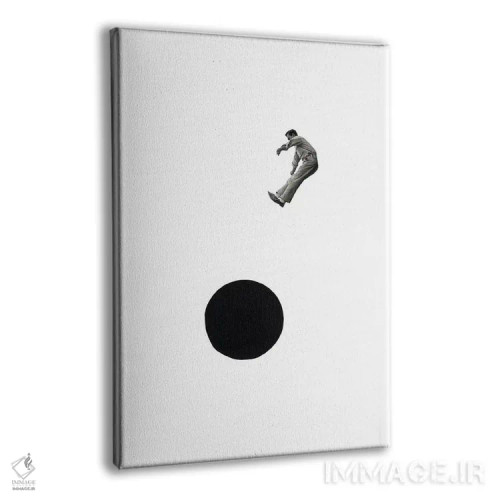 تابلو مینیمال درون پرتگاه اثر ریچارد وروجز - نمای پرسپکتیو محصول