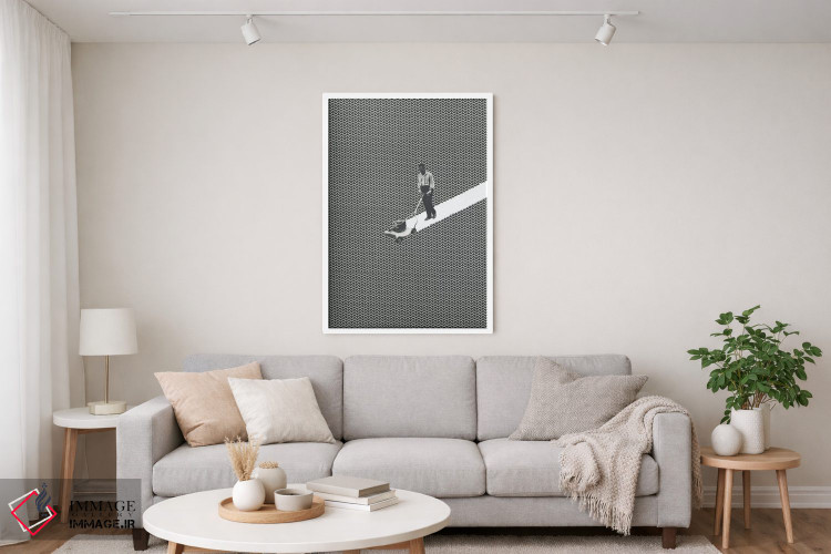 تابلو دکوراتیو خالق خطوط اثر ریچارد وروجز - D2W