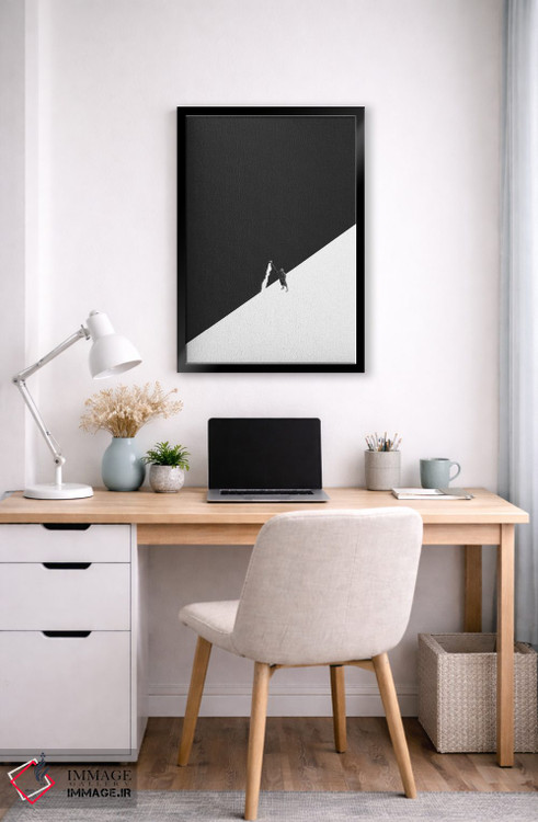 تابلو دکوراتیو سفید کاری یا شستشو با آب اثر ریچارد وروجز - D5B