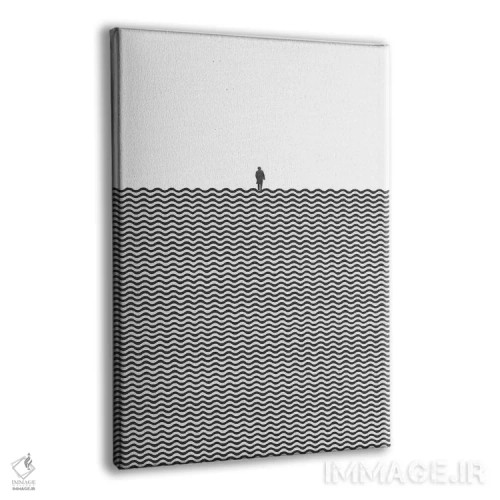 تابلو مینیمال منطقه اثر ریچارد وروجز - نمای پرسپکتیو محصول