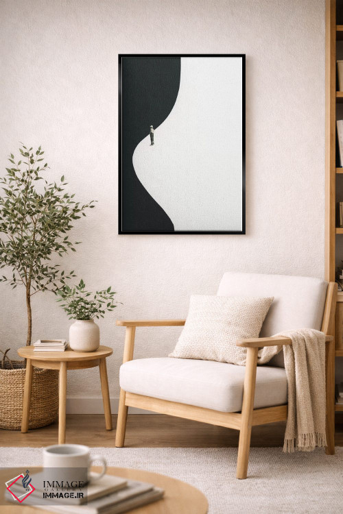 تابلو مینیمال کنار آب اثر ریچارد وروجز - D2B