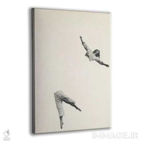 تابلو مینیمال قطع ارتباط اثر ریچارد وروجز - نمای پرسپکتیو محصول