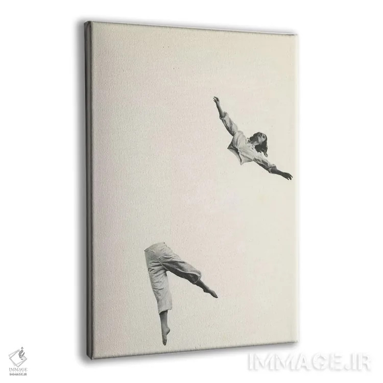 تابلو مینیمال قطع ارتباط اثر ریچارد وروجز - نمای پرسپکتیو محصول