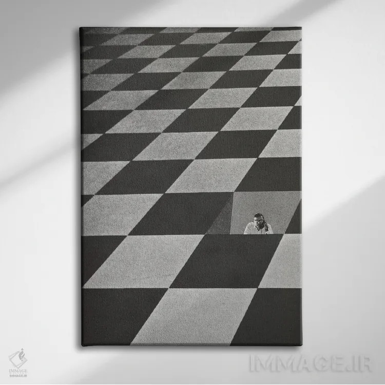 تابلو دکوراتیو دپارتمان اثر ریچارد وروجز - نمای روبهرو روی دیوار