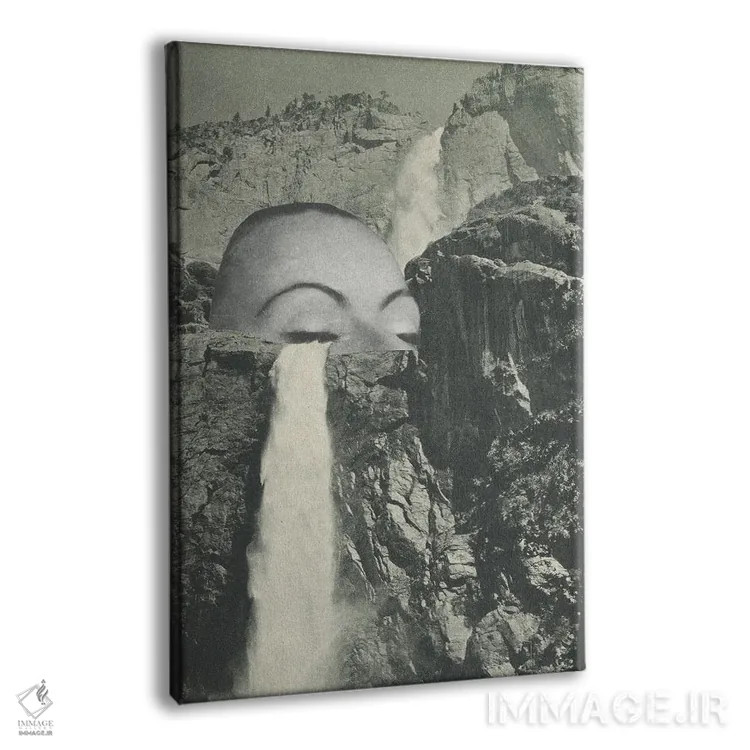 تابلو مدرن سقوط اثر ریچارد وروجز - نمای پرسپکتیو محصول