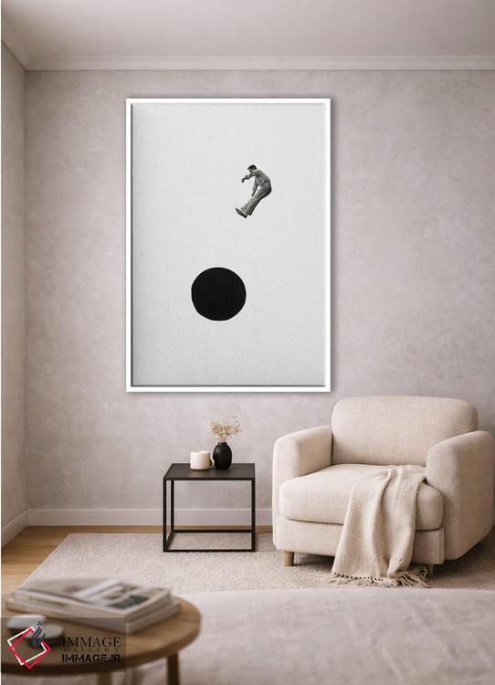 تابلو مینیمال به سوی پرتگاه اثر ریچارد وروجز - D1W