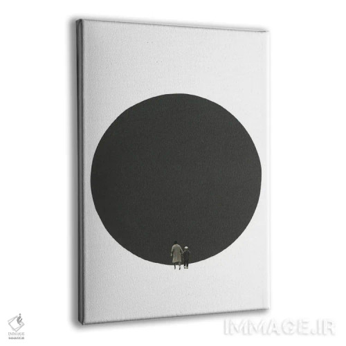 تابلو انتزاعی دوباره بیرون رفتن اثر ریچارد وروجز - نمای پرسپکتیو محصول