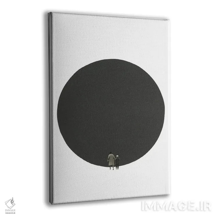 تابلو انتزاعی دوباره بیرون رفتن اثر ریچارد وروجز - نمای پرسپکتیو محصول