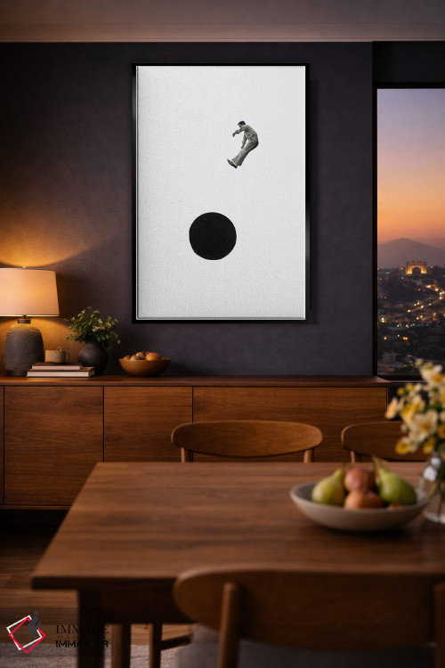 تابلو مینیمال به سوی پرتگاه اثر ریچارد وروجز - D2B