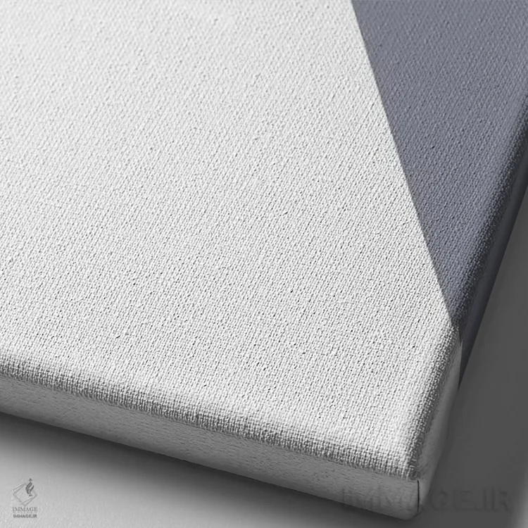 تابلو مینیمال غواص اثر ریچارد وروجز - نمای نزدیک بافت بوم