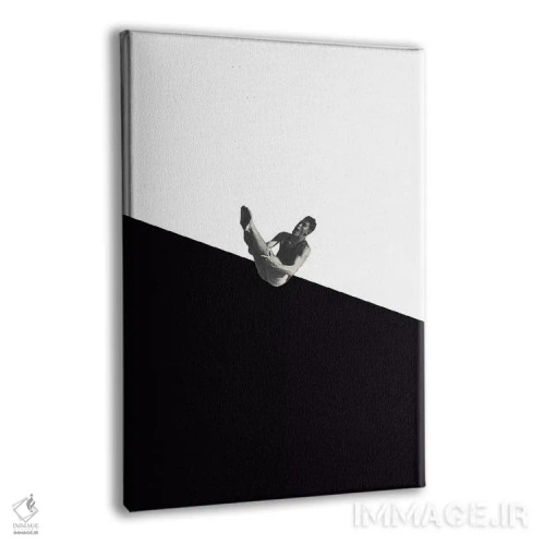 تابلو مینیمال غواص اثر ریچارد وروجز - نمای پرسپکتیو محصول