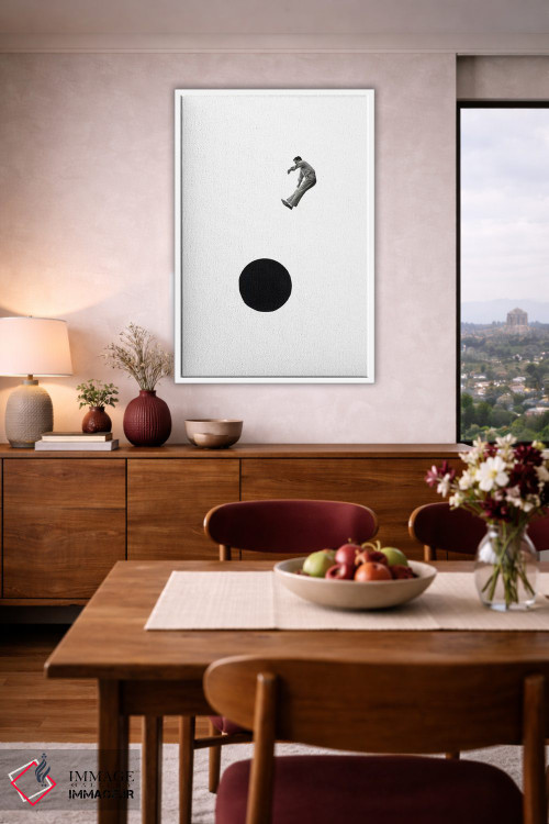 تابلو مینیمال درون پرتگاه اثر ریچارد وروجز - D2W