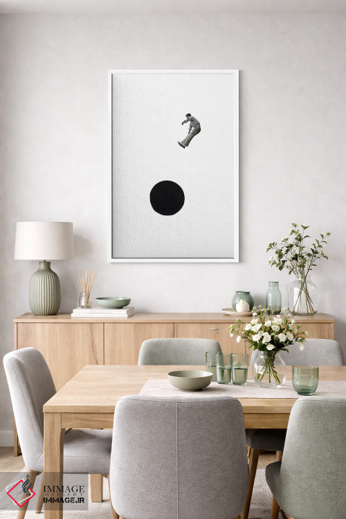 تابلو مینیمال درون پرتگاه اثر ریچارد وروجز - D3W