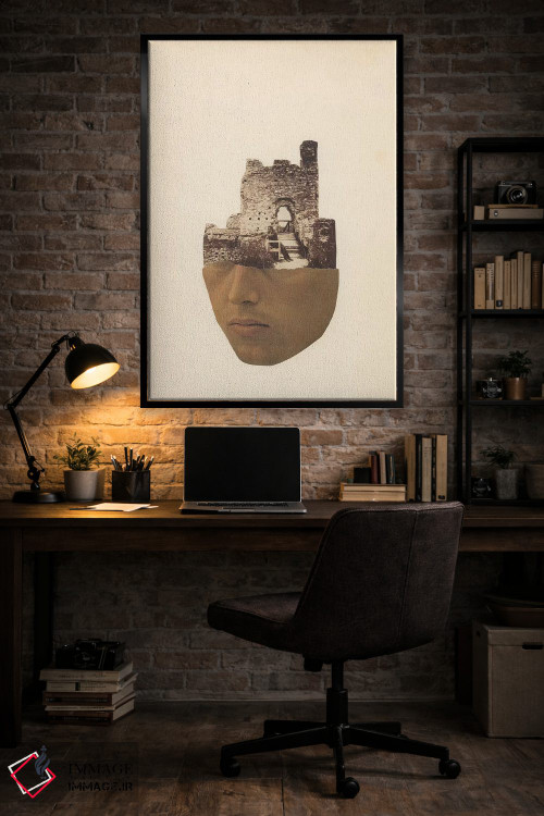 تابلو مینیمال سنگ قبر اثر ریچارد وروجز - D6B