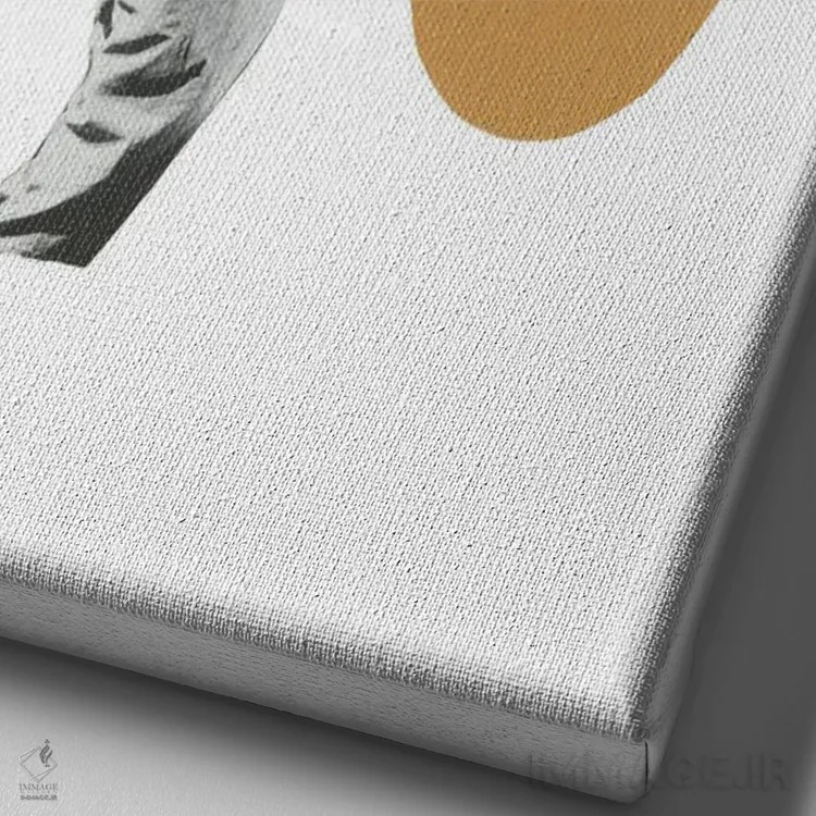 تابلو مدرن بازیکن اثر ریچارد وروجز - نمای نزدیک بافت بوم