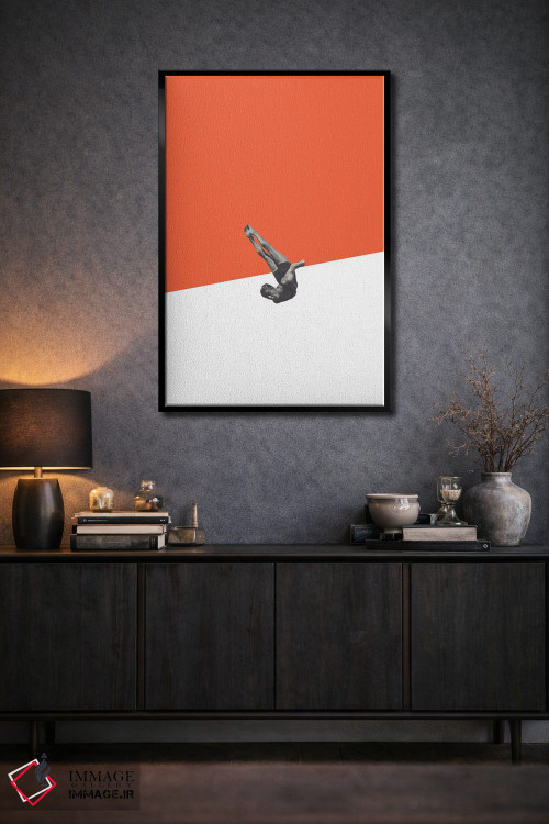 تابلو مینیمال غواص اثر ریچارد وروجز - D2B