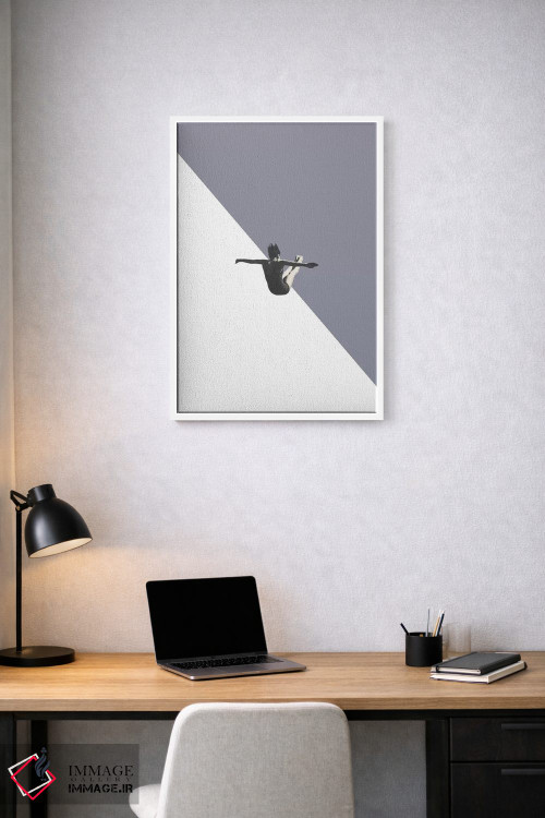 تابلو مینیمال غواص اثر ریچارد وروجز - D1W